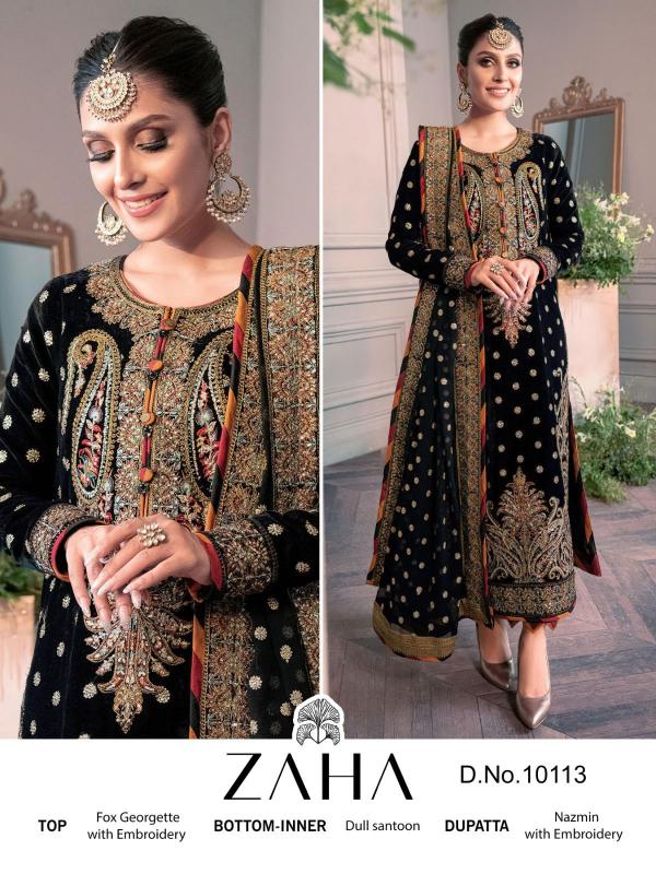 Zaha Aaeesha Vol 1 Heavy Embroidery Pakistani Salwar Kameez